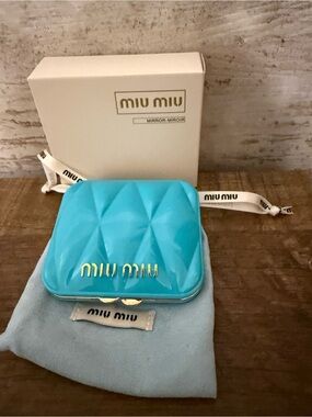 Miu Miu Blue Compact mirror